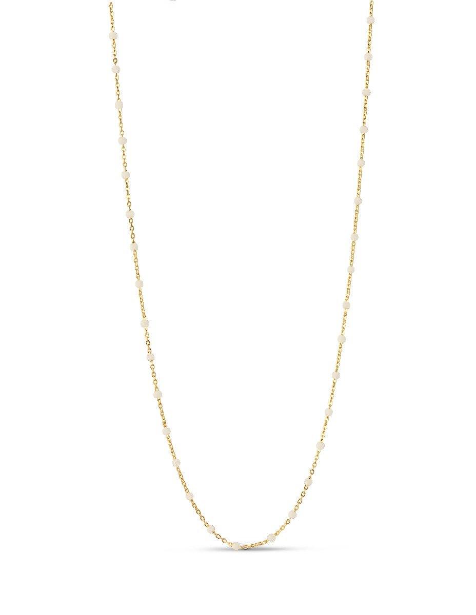 Enamel Lola Daisy halskæde - Guld - Bahne